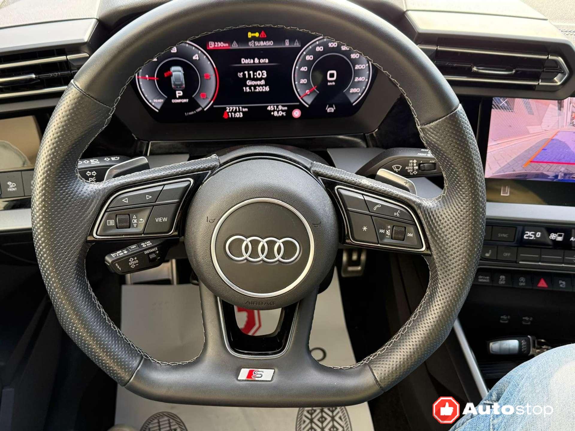 Audi A3  Sportback 2.0 tdi S line edition 150cv s-tronic